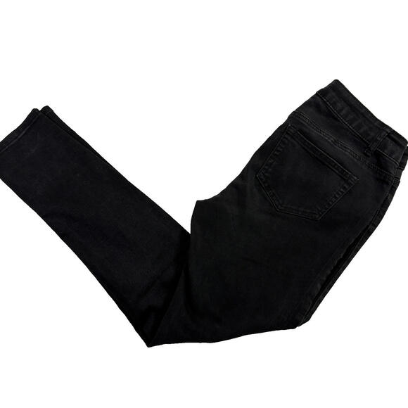 Project Indigo Womens Jeans Size 2 Black Skinny Studded Denim Y2K Grunge Pants - Picture 1 of 16